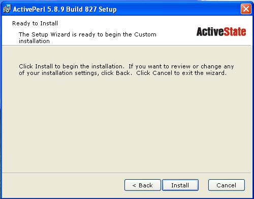 1.3.11 Next comes the Ready to install window.