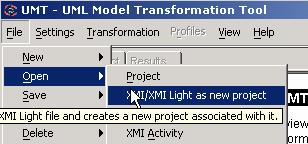 Figure 124: Create new project dialog When you click the Ok button, a project file will be created in Project Location, associated with the model