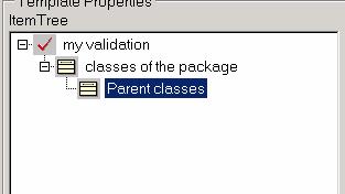 Resulting tree: Figure 78: Validation Parent classes node Figure 79: Validation Parent