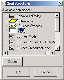 Open the Creation box by right-clicking on the diagram and select the menu item WorkContext Module Creation box.