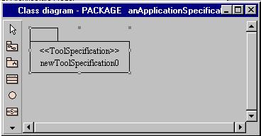 7.3.3 Creation of components Figure 100: Tool specification class diagram As for components specification, you can use the Creation box facility to