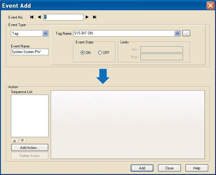 hapter - System Setup Screens 0 System Setup Screens Enable Password (cont d) Use the Event Name: text box to document the event as System Screen PW for record keeping This is optional.
