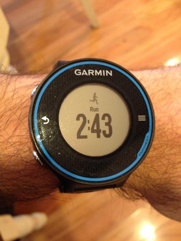 What's New in the Forerunner 620: GPS Reception A familiar site among runners at the start of a race or any run is someone standing outside holding their arm up in front of them waiting for the watch