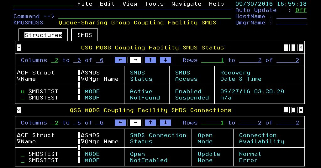 MQ Monitoring: QSG SMDS Data in Enhanced