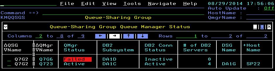 go offline, another agent monitoring a queue manager in the group will take over
