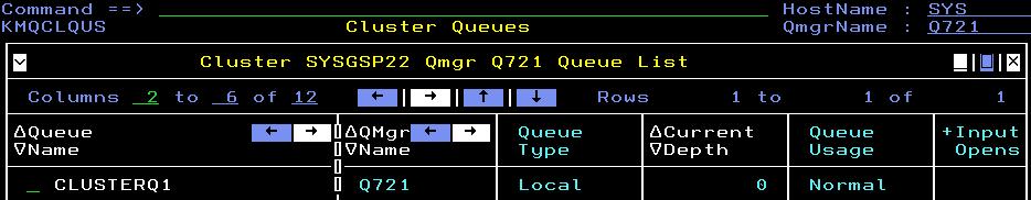 convenient display of status and statistics from each queue manager