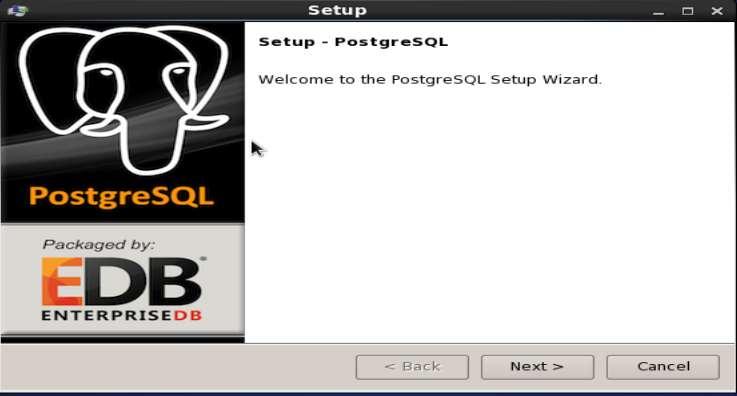 We will attempt to install PostgreSQL (if your operating system doesn t contain it by default) Copy installer file to /opt