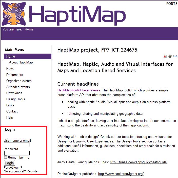 Developing Android applications in Windows with the Haptimap Toolkit The HaptiMap toolkit adds more functionality to your projects and the library is added by following the following steps Step 1