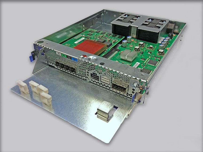 Figure 2 HPFE Gen2 Microbay components Figure 3 HPFE Gen2 Microbay with connectors Enclosure power supplies