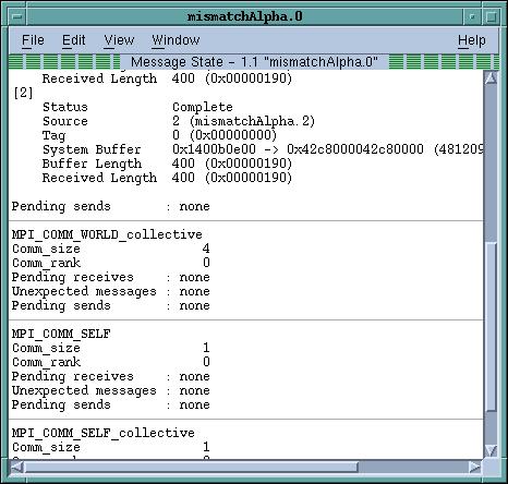 Message Queue Window 7 Message Queue Window Overview The Tools > Message Queue command tells TotalView that it should display information about the current process s message queues.