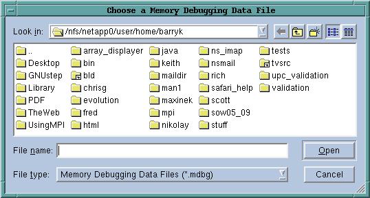 File Menu Commands Figure 121: File > Export Dialog Box Figure 122: File > Import Dialog Box You can also import as many exported memory states as you want, and compare them within the Memory