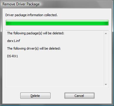 6 Print Server Properties confirmation window (9) When the Remove Driver Package
