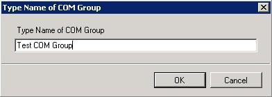 delete COM interface groups and files path.