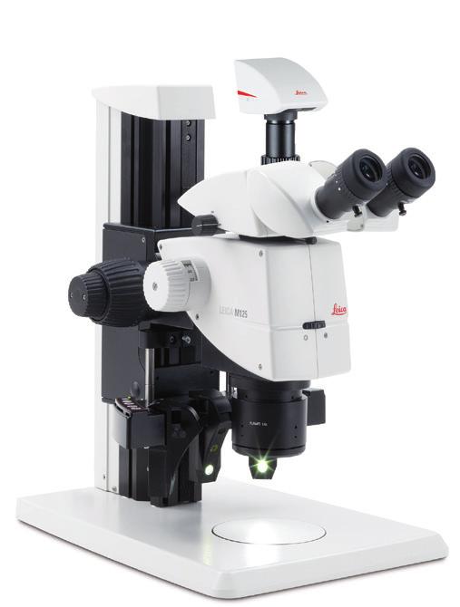The ergonomically and modlarly designed Leica M60 and Leica M80 rotine stereo microscopes offer a large field of view, high depth of field, and excellent optical resoltion.