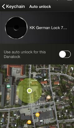 danalock App: Activate Auto unlock on ios Activate Auto unlock on ios Auto unlock is a nice feature