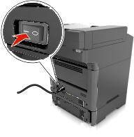 - When the printer software and any hardware options are installed, you may need to manually