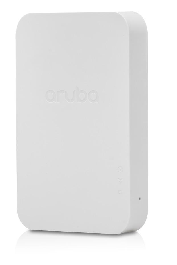 The compact Aruba 203H AP is software configurable to operate in either 1x1 dual radio mode, or 2x2 single radio mode. It supports up to 867Mbps in the 5GHz band or up to 400Mbps in the 2.