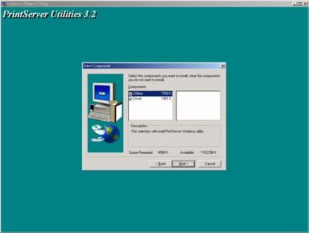 4. Click Next, and specify the destination folder where the HWPS12UG utility files will be installed. 5.