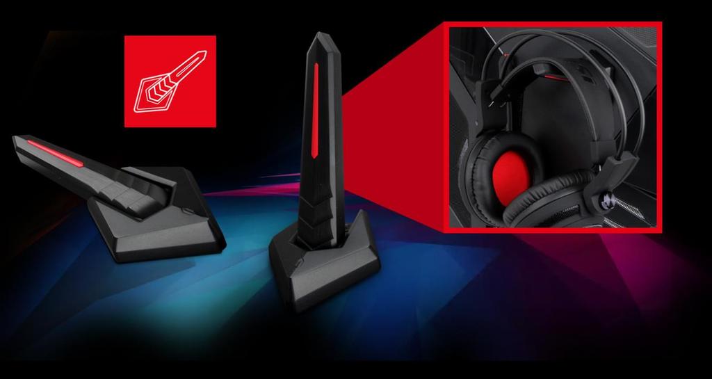 Absolute Gaming DNA Headset hanger Never lose your sound Keep your headset close to your battle station.