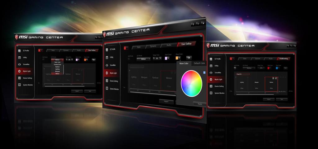 Absolute Gaming DNA Mystic Light Create your own style Unleash your inner artist and create your own Mystic Light