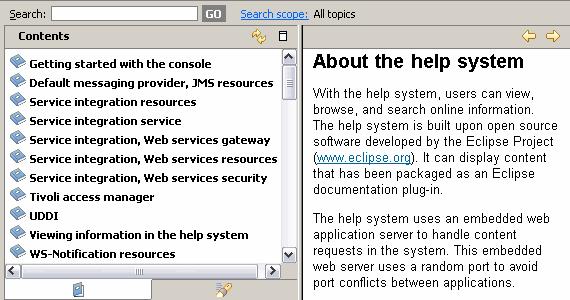 Getting help Help is available to you in several different ways: Click Help on the administrative console banner. This opens a new Web browser with online help for the administrative console.