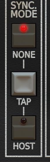 delay time for the left and right channel Tap TAP is used to set the delay time using ears by clicking TAP rhythmically.