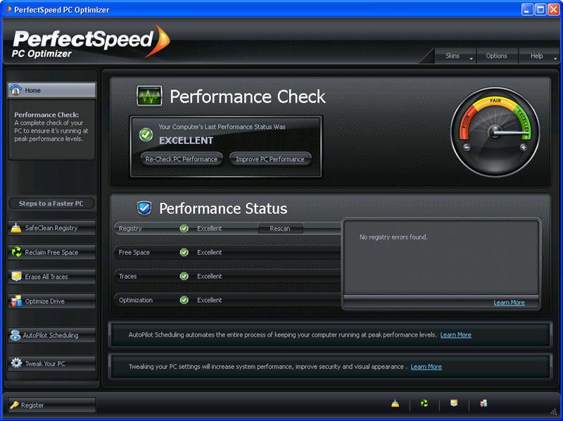PerfectSpeed PC Optimizer User Guide Related Topics:
