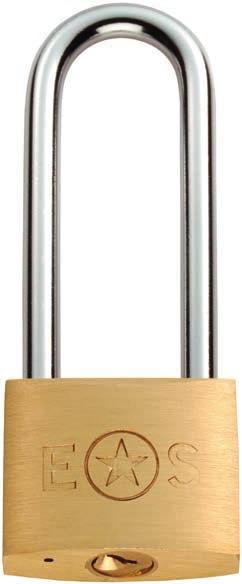 Brass Padlock Long Shackle C D E Features Solid Brass Padlock Hardened Steel Plated Shackle Supplied with 3 Brass Keys Dimensions A - Body Width B - Body Height C - Staple Gap Height D - Staple Gap