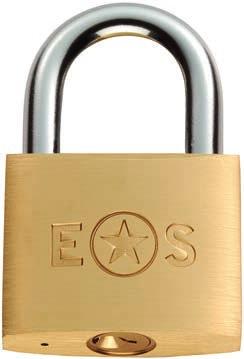 Brass Padlock Standard Shackle Features Solid Brass Padlock Hardened Steel Plated Shackle Supplied with 3 Brass Keys C D E Dimensions A - Body Width B - Body Height C - Staple Gap Height D - Staple
