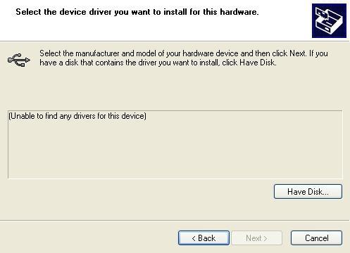 3. Select the type of hardware to be installed by