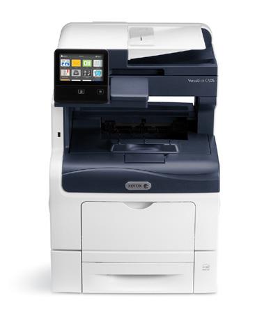 Xerox VersaLink C405 Colour Multifunction Printer System Specification VersaLink C405N VersaLink C405DN One-Sided Speed A4 / 210 x 297 mm Two-Sided Speed A4 / 210 x 297 mm Monthly Duty Cycle 1