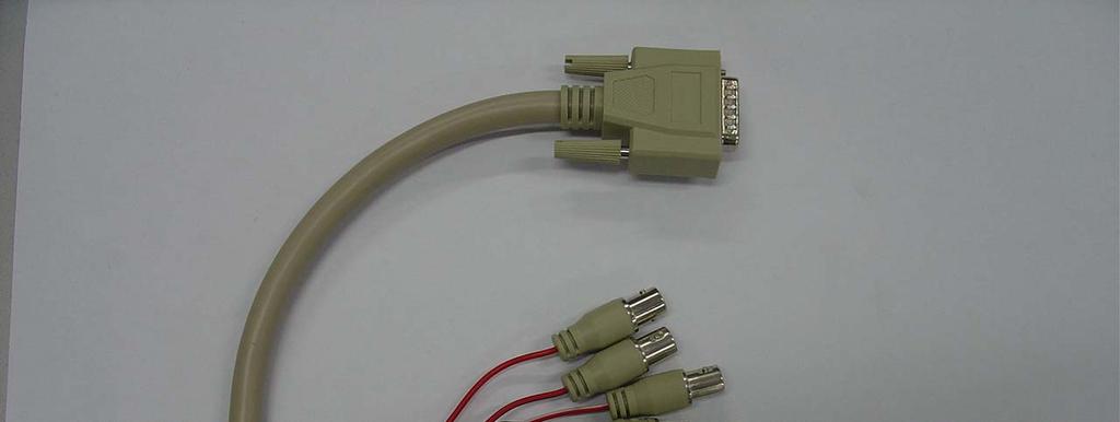 8-ch video & 2-ch audio input cable