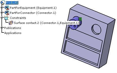 the device, for example Cavity1.
