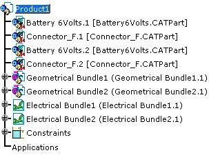 Page 58 An electrical bundle is associated to a geometrical bundle by the wires it contains. If the geometry is not loaded, check the Product Structure settings.