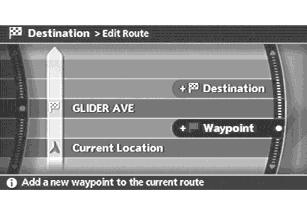 If the route has not been set, [Add to Route] cannot be selected. NAV2866 1.