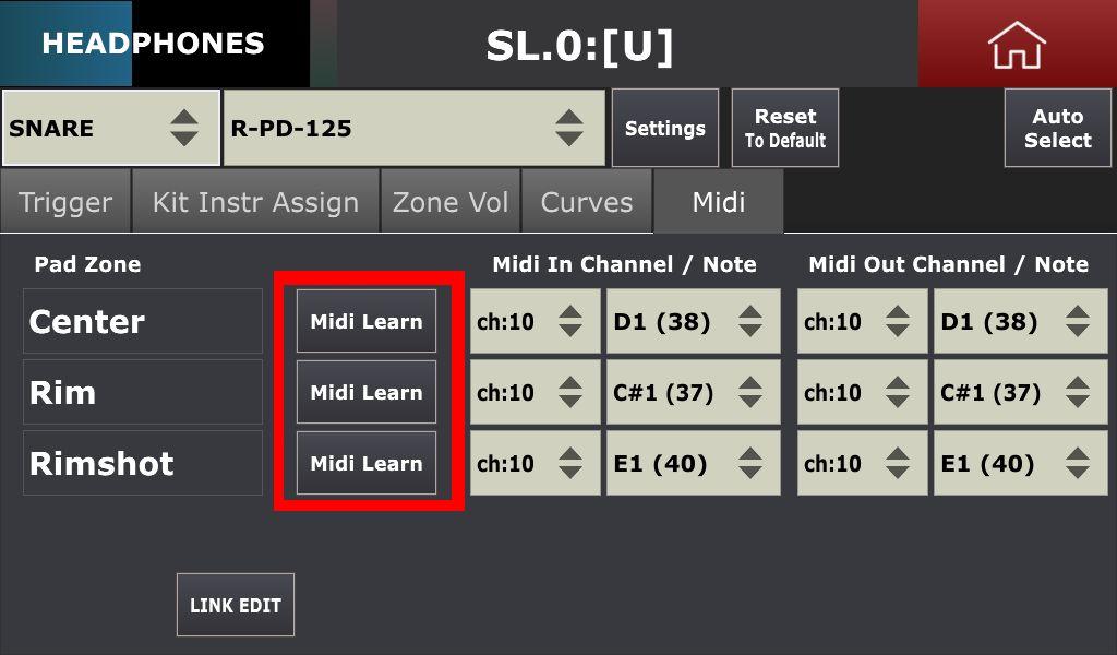 On the Midi tab we have now included a Midi Learn feature. On the Midi tab in the Triggering Settings screen, press Midi Learn and hit the note on connected midi keyboard.