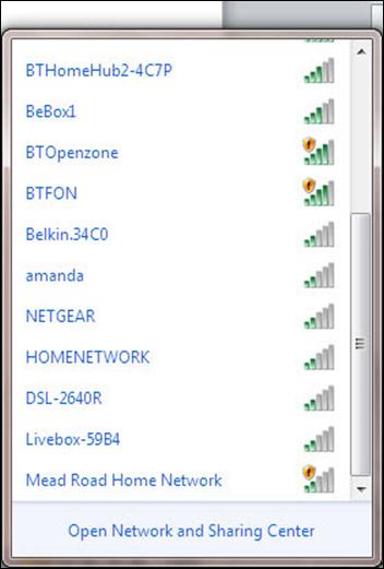 4. Connecting to wireless networks continued... 4.4 Windows 7 1. Click the Start button and right click on Computer and Properties and select Device Manager 2.