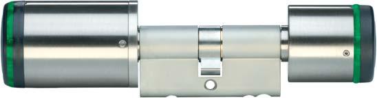 Electronic cylinders 3.5 A (S) I (K) 0.75 36 40.5 41 63 10 27.5 0.75 40.5 63 OMEGA LEGIC 815 DK-II Compact double knob cylinder with reader on the inside and on the outside.