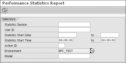 To activate the performance statistics, enter ON in the Value field, as shown in Figure 7.62. Figure 7.62 Enabling the Performance Statistics for the Model Figure 7.