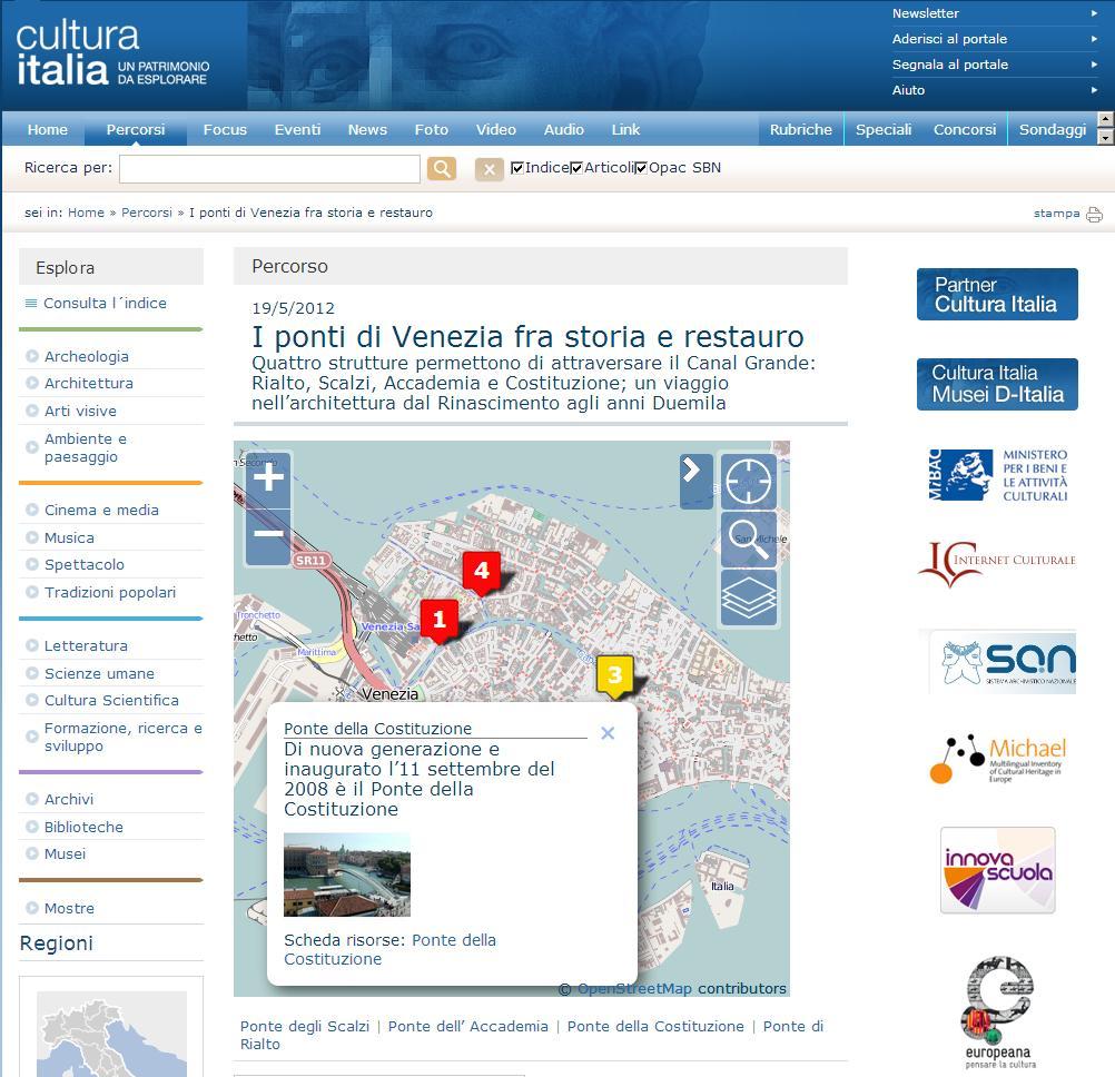 Cultura Italia - MuseiD Portal Integration with CMS & Search Engine Inject custom markers and tracks with custom
