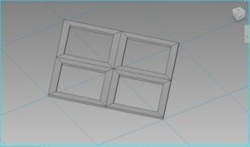 1 Customizing the Rhomboid Panel Within the new custom panel family environment, a rhomboid pattern is used as the basis for a new panel family.