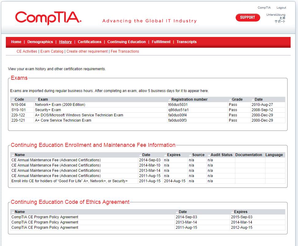 3. Click on Fee Transactions in the menu bar 24 CompTIA