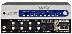 Suggested Price List Verto Series Dante Converters Sugg Verto 32 VERTO 32 4313042884016 199900 32 Channel ADAT<>Dante Converter Every VERTO device features word clock I/O for external synchronization
