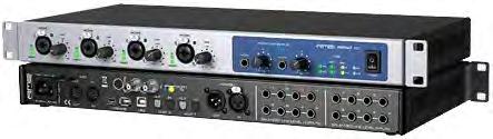 Suggested Price List Sugg Fireface UFX+ UFX-PLUS 4260123363109 462500 188-Channel, 24-Bit/192kHz high-end USB & Thunderbolt Audio Interface 94 Input / 94 Output channels 12 x Analog I/O 4 x