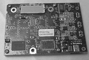 PowerForce G4 CPU card showing the socket (with cap removed) on