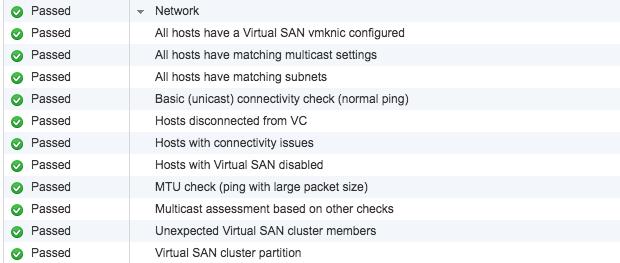 If an issue is detected, a warning is visible in the vsan user interface. Clicking on the warning provides more details about the issue.