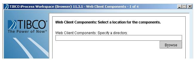 36 Chapter 3 Using the GUI Installer Components Dialogs Selecting the Components check box on the Component Selection dialog causes as series of four Web Client Components dialogs to be displayed.