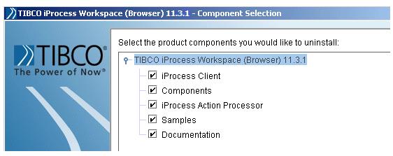 70 Chapter 8 Removing the iprocess Workspace (Browser) Removing the TIBCO iprocess Workspace (Browser) The uninstall program removes all of the iprocess Client, Action Processor, or component files