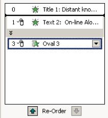 Changing the animation order (Windows) You can change the order an event occurs by