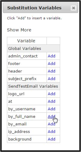 Working with IBM Aspera Shares 162 To create new variables or modify existing ones, see Creating and Modifying Variables in Templates. Important: You must click Save for your changes to be saved. 6.